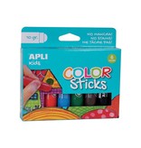 Apli Kids Apli Kids plakkaatverf Color sticks, blister met 6 stuks