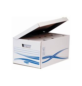 Bankers Box Bankers Box basic, flip top maxi inclusief 6 transfer archiefdozen ft A4 met een rug van 8 cm