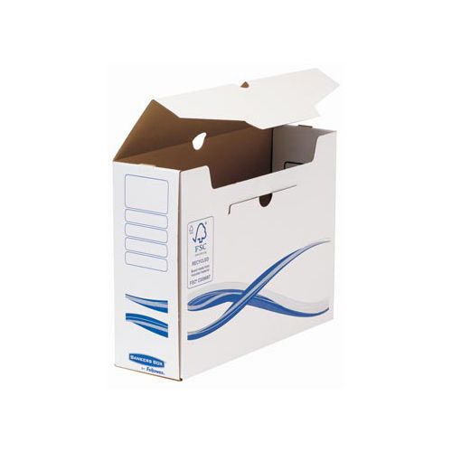 Bankers Box Bankers Box Basic, transfer archiefdoos, ft A4+, rug van 10 cm