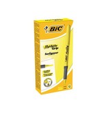 Bic Bic markeerstift Highlighter Grip, geel, doos van 12 stuks