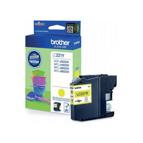 Brother Brother LC-221Y ink yellow 260 pages (original)