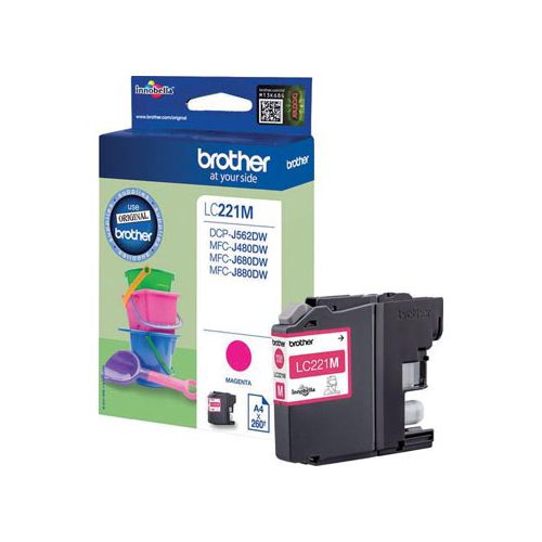 Brother Brother LC-221M ink magenta 260 pages (original)