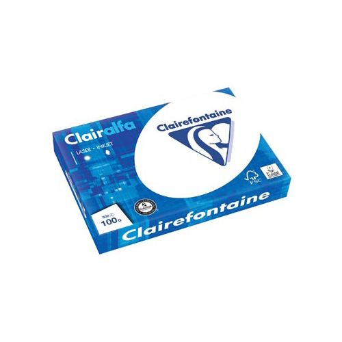 Clairefontaine Clairefontaine Clairalfa presentatiepapier A3, 100 g, pak van 500 vel