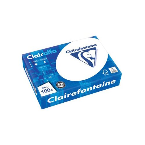 Clairefontaine Clairefontaine Clairalfa presentatiepapier A4, 100 g, pak van 500 vel