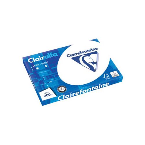 Clairefontaine Clairefontaine Clairalfa presentatiepapier A3, 300 g, pak van 125 vel