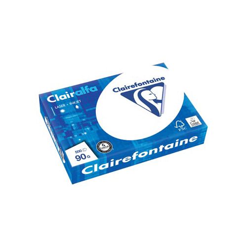 Clairefontaine Clairefontaine Clairalfa presentatiepapier A4, 90 g, pak van 500 vel