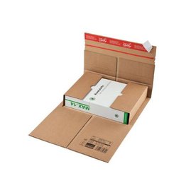 Verzenddoos 350X320X80Mm Br [20st]