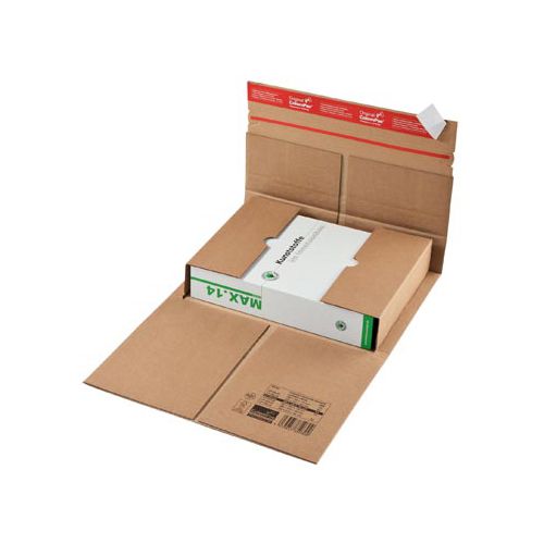 Colompac verzenddoos CP035, ft 35 x 32 x 8 cm, bruin