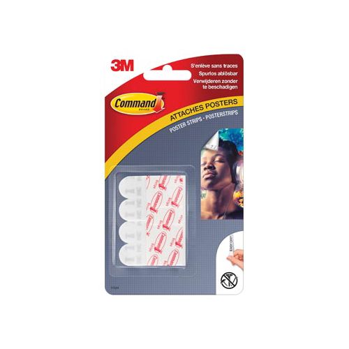 Command Command posterstrip small draagvermogen 225g wit 12st