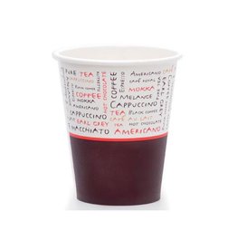 Q-CONNECT Drinkbeker uit karton, 230 ml, diameter 80 mm, pak van 1000 stuks