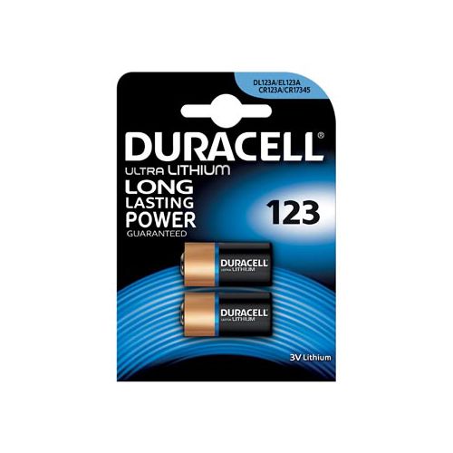 Duracell Duracell Ultra Lithium 123, blister van 2 stuks