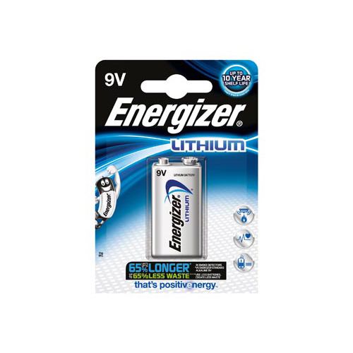 Energizer Energizer batterij Lithium 9V, op blister