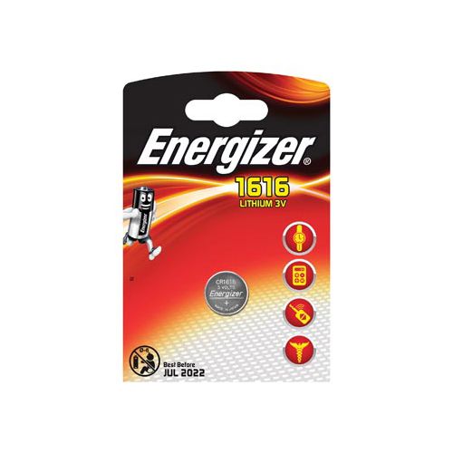 Energizer Energizer knoopcel CR1616, op blister