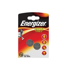 Energizer Energizer knoopcel CR2016, blister van 2 stuks