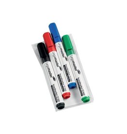 Legamaster Legamaster whiteboardmarker TZ 100, etui met 4 stuks in geassorteerde kleuren