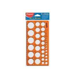 Maped Maped Cirkelsjabloon Blister [1st]