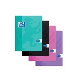 Oxford Oxford School schrift, ft A5, 72 bladzijden, geruit 5 mm, geassorteerde kleuren