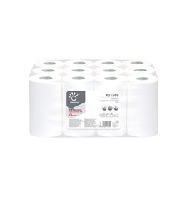 Papernet Papernet papieren handdoeken Standard, centerfeed, 1-laags, 117 meter, pak van 12 stuks