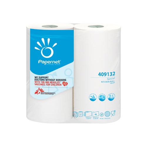 Papernet Papernet keukenrol Special, 2-laags, 48 vellen, pak van 2 rollen