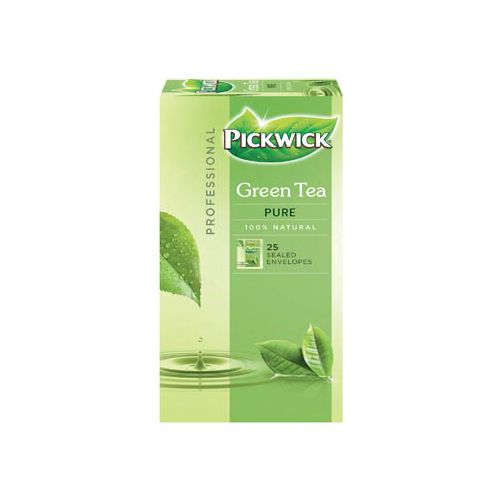 Pickwick Pickwick thee, groene thee Pure, pak van 25 zakjes