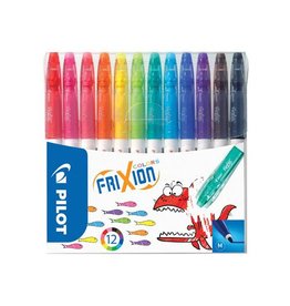 Pilot Pilot viltstift Frixion Colors, etui met 12 stuks