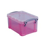 Really Useful Box Really Useful Box 0,7 liter, transparant roze