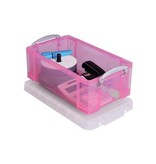 Really Useful Box Really Useful Box opbergdoos 9 liter, transparant roze