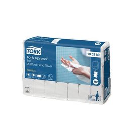 Tork Tork papieren handdoeken Xpress, Soft, multifold, 2-laags, 150 vellen, systeem H2, pak van 21 stuks