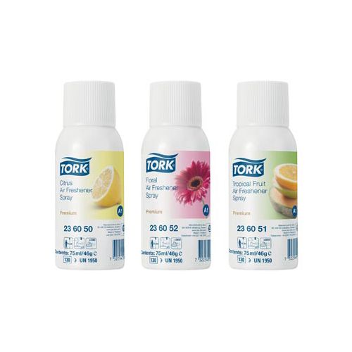 Tork Tork navulling voor luchtverfrisser, geassorteerde geuren, systeem A1, pak van 12 stuks