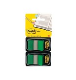 Post-it Post-it Index Standaard, 25,4x43,2mm, groen, blister 2st