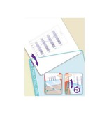 Elba OXFORD Quick'in showtas, A4, uit glasheldere PP, 11-gaatsperforatie, 70 micron, doos van 100 stuks