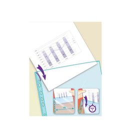 Oxford OXFORD Quick'in showtas, A4, uit glasheldere PP, 11-gaatsperforatie, 70 micron, doos van 100 stuks
