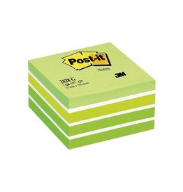 Post-it Post-It Notes kubus, ft 76 x 76 mm, pastelgroen