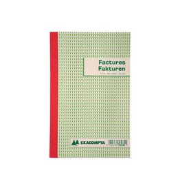 Exacompta Exacompta factuurboek, ft 21x13,5 cm, tweetalig, tripli (50 x 3 vel)