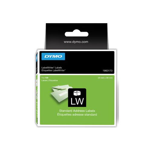 Dymo Dymo duurzame etiketten LabelWriter ft 28 x 89 mm, 130 etiketten