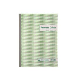 Exacompta Exacompta recettes caisse, ft A4, Franstalig, dupli (50 x 2 vel)