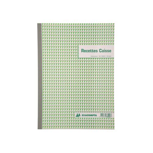Exacompta Exacompta recettes caisse, ft A4, Franstalig, dupli (50 x 2 vel)