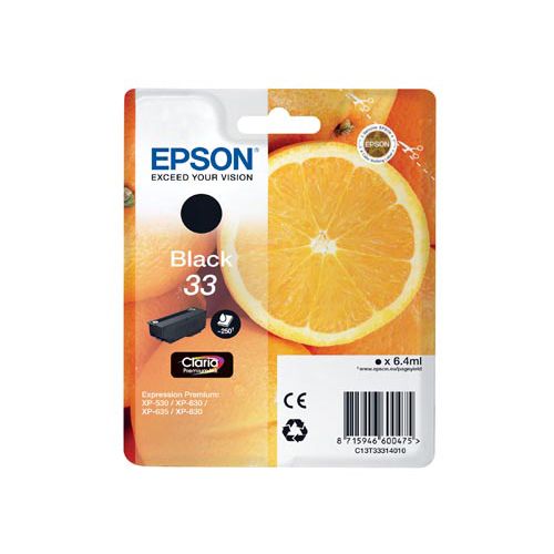 Epson Epson 33 (C13T33314010) ink black 250 pages (original)