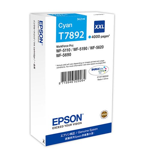 Epson Epson T7892 (C13T789240) ink cyan 4000 pages (original)