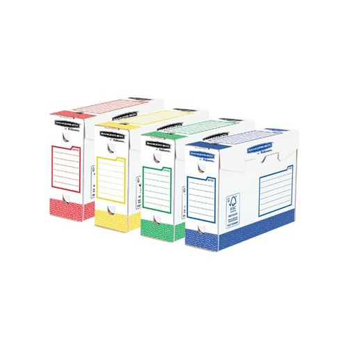 Bankers Box Bankers Box basic archiefdoos heavy duty 9,5x24,5x33cm  8st