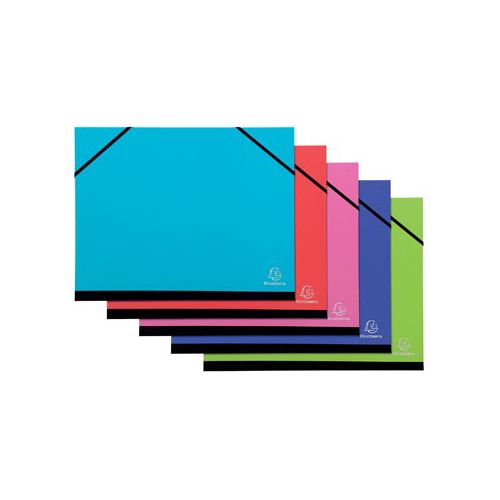 Exacompta Excacompta tekenmap Iderama 32 x 45 cm, pak van 5 stuks in geassorteerde kleuren