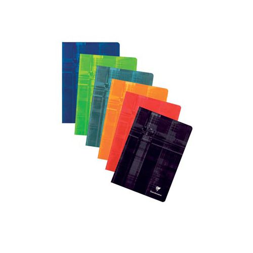 Clairefontaine Clairefontaine schrift ft A4, 120 bladzijden, geruit 5mm, geniet, geassorteerde kleuren