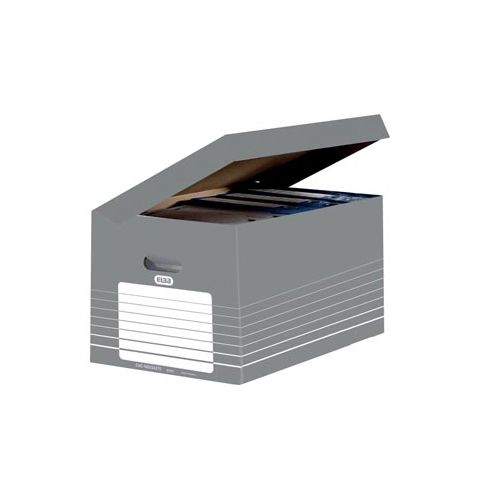 Elba Elba archiefcontainer, ft  34,5 x 45 x 28 cm, grijs en wit