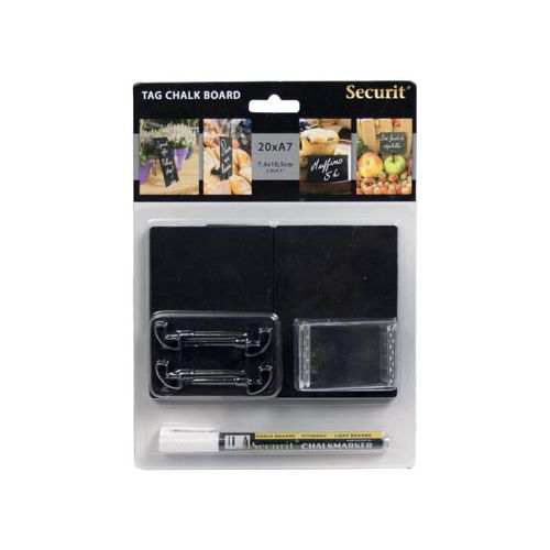 Securit Securit krijtbordje ft A7, pak met 20 stuks