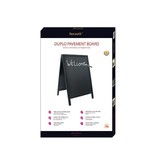 Securit Securit stoepkrijtbord Woody, ft 55 x 85 cm, zwart