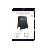 Securit Securit stoepkrijtbord Sandwich, ft 70 x 125 cm, zwart