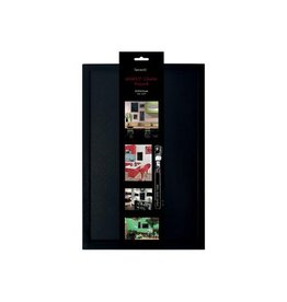 Securit Securit krijtbord Woody ft 60 x 40 cm, zwart