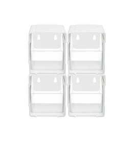 Deflecto Sorteer Kantelbakje Wit 4X [1st]