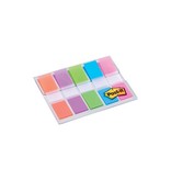 Post-It Index Post-it Index, ft 11,9X43,2 mm, blister met 5 kleuren, 20 tabs per kleur