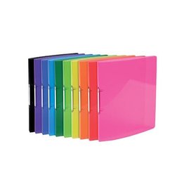 Exacompta Exacompta Iderama ringmap, voor ft A4, Uit PP met softcover, 2 ringen van 15 mm, geassorteerde kleuren